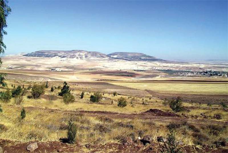 Qatna_OrontesValleyView.jpg - View of the Orontes Valley, Qatna, Syria