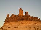 Ruins of Shmemis Castle at sunset, As Salamiyah