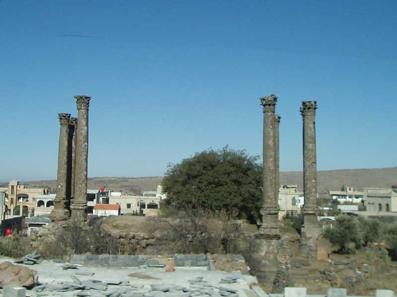 Suwayda_Qanawat_TempleHelios.jpg - Qanawat, Temple of the Sun God Helios, As Suwayda, Syria